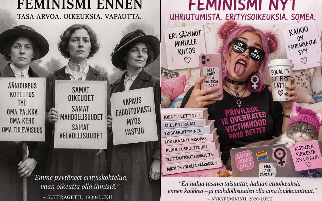 Ei mun sirkus, ei mun apinat- feminismi ja minä